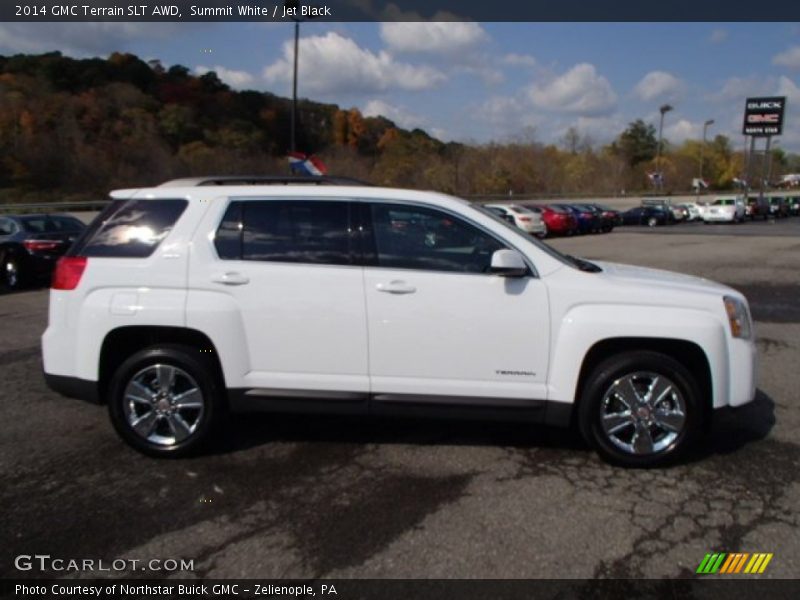 Summit White / Jet Black 2014 GMC Terrain SLT AWD
