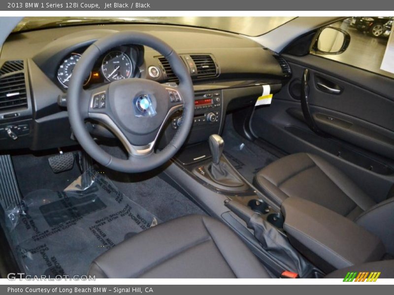 Jet Black / Black 2013 BMW 1 Series 128i Coupe