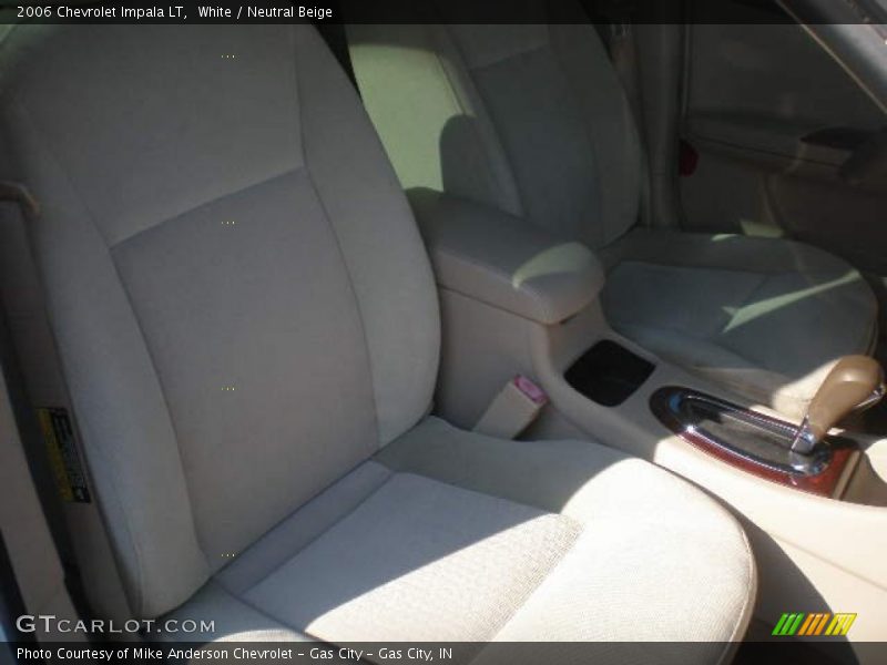 White / Neutral Beige 2006 Chevrolet Impala LT