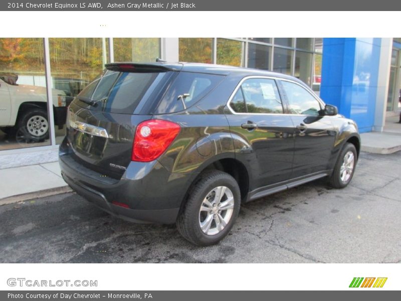Ashen Gray Metallic / Jet Black 2014 Chevrolet Equinox LS AWD