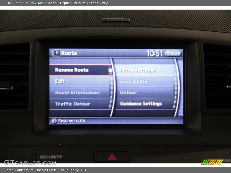 Liquid Platinum / Stone Gray 2009 Infiniti M 35x AWD Sedan