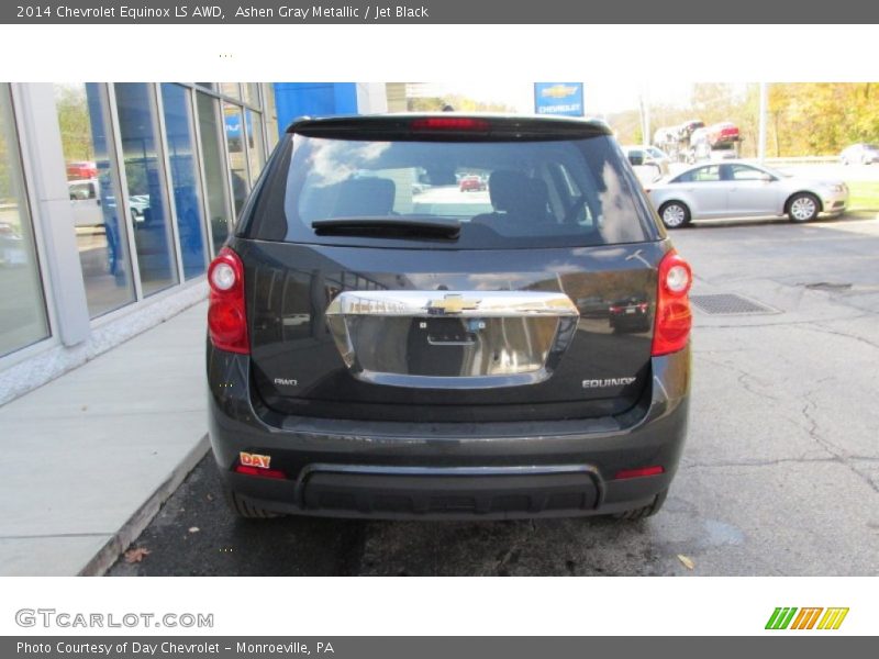 Ashen Gray Metallic / Jet Black 2014 Chevrolet Equinox LS AWD