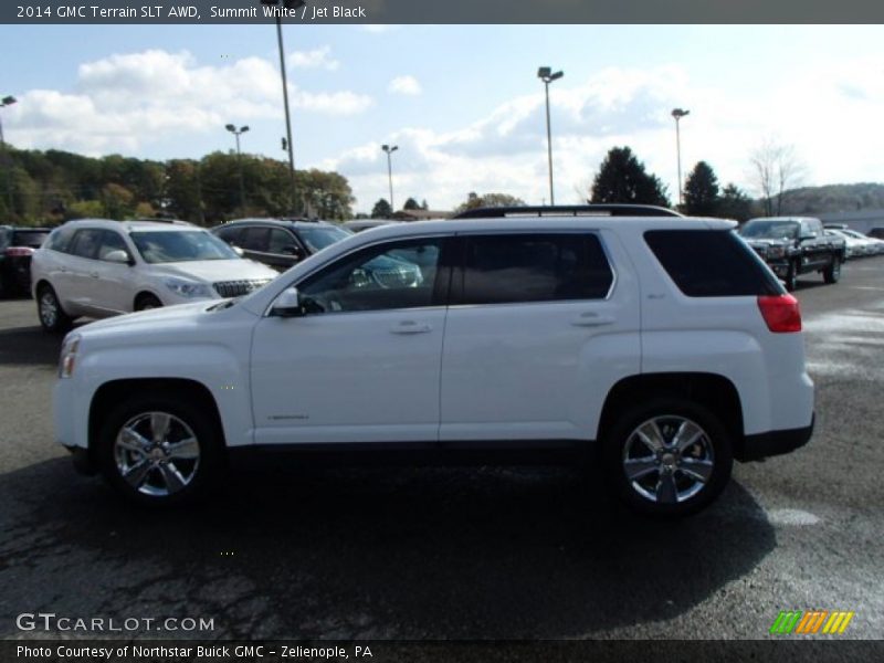 Summit White / Jet Black 2014 GMC Terrain SLT AWD