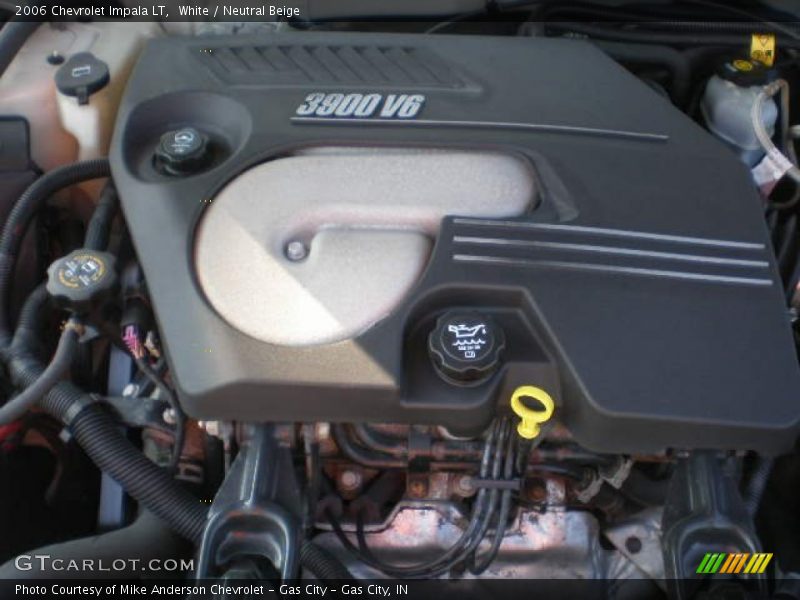 White / Neutral Beige 2006 Chevrolet Impala LT