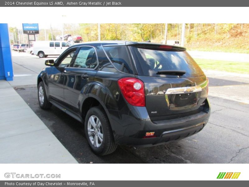 Ashen Gray Metallic / Jet Black 2014 Chevrolet Equinox LS AWD