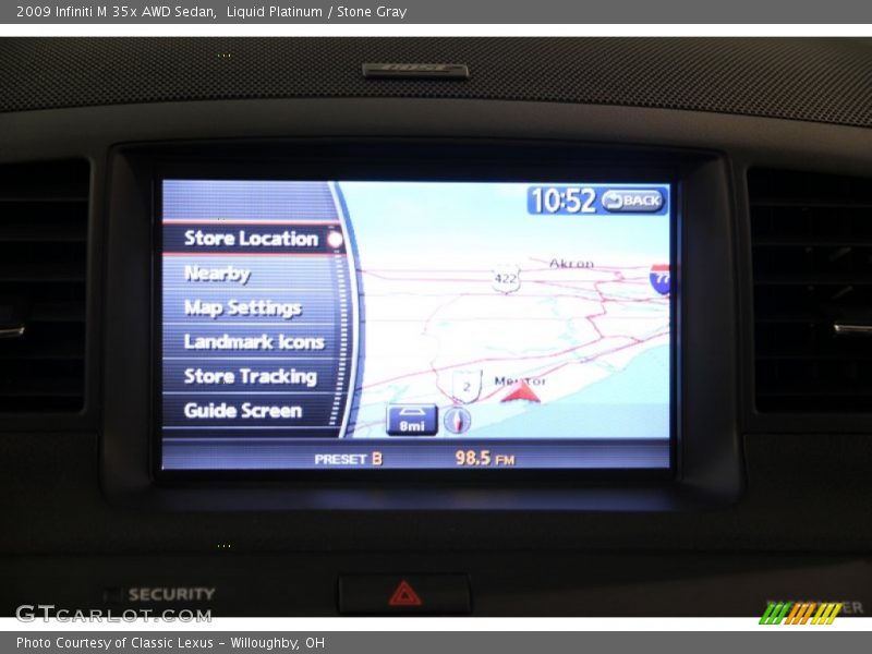 Liquid Platinum / Stone Gray 2009 Infiniti M 35x AWD Sedan