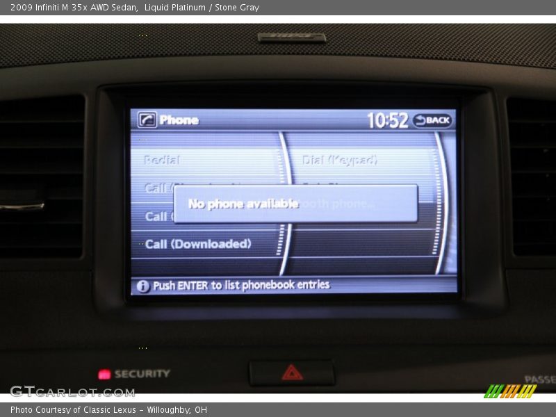 Liquid Platinum / Stone Gray 2009 Infiniti M 35x AWD Sedan