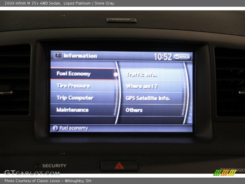 Liquid Platinum / Stone Gray 2009 Infiniti M 35x AWD Sedan