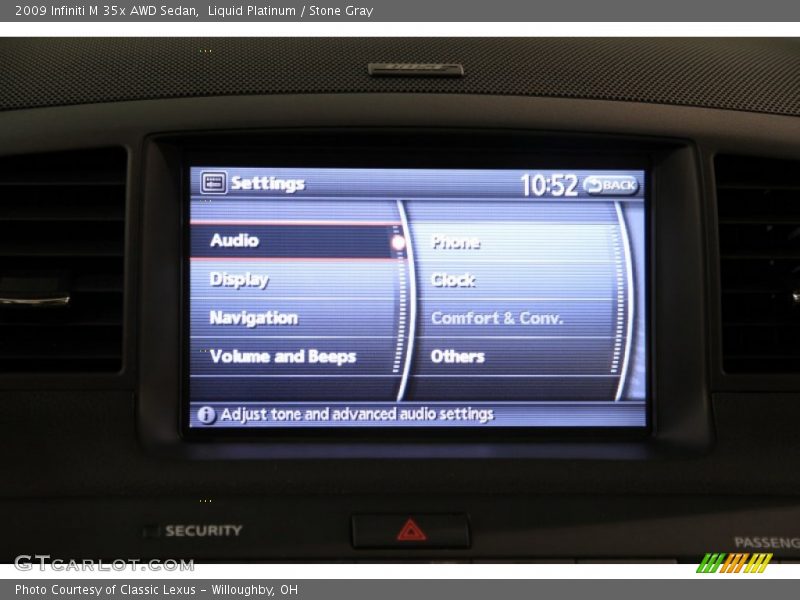Liquid Platinum / Stone Gray 2009 Infiniti M 35x AWD Sedan