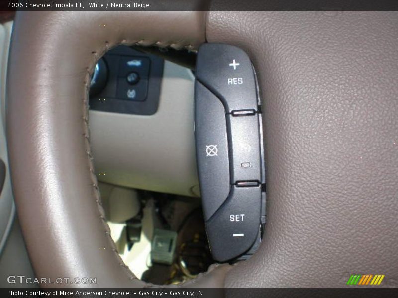 White / Neutral Beige 2006 Chevrolet Impala LT