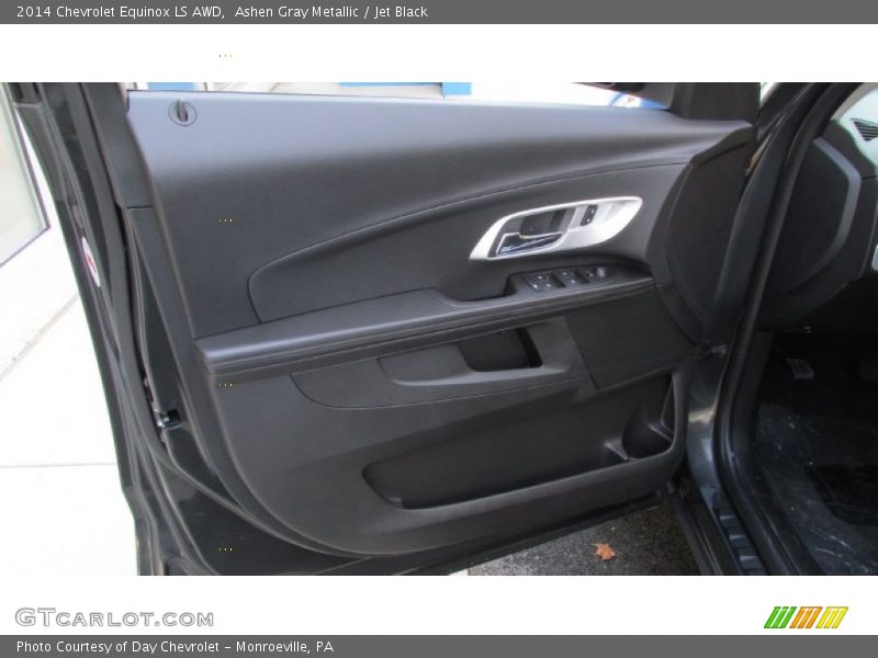 Ashen Gray Metallic / Jet Black 2014 Chevrolet Equinox LS AWD