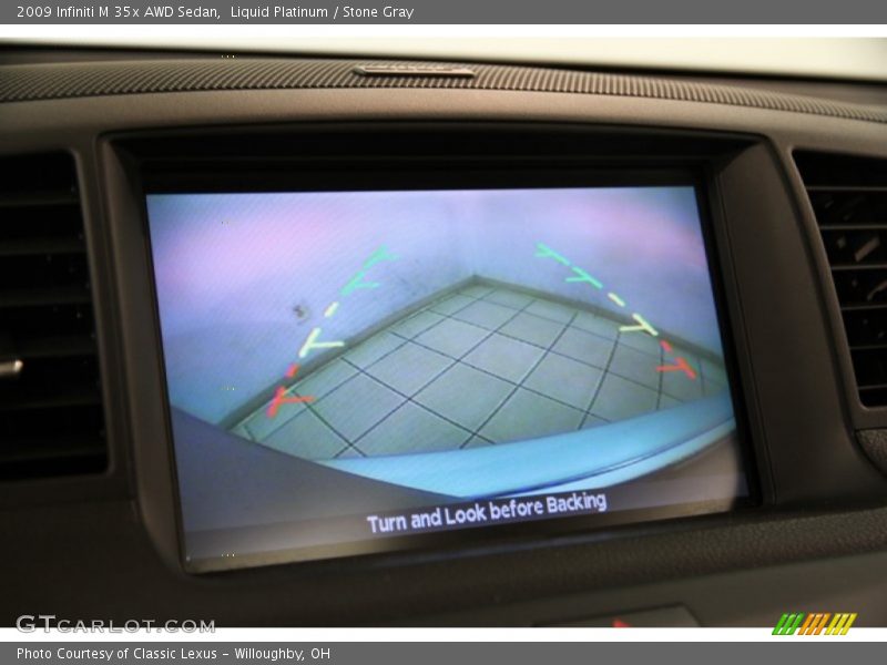 Liquid Platinum / Stone Gray 2009 Infiniti M 35x AWD Sedan