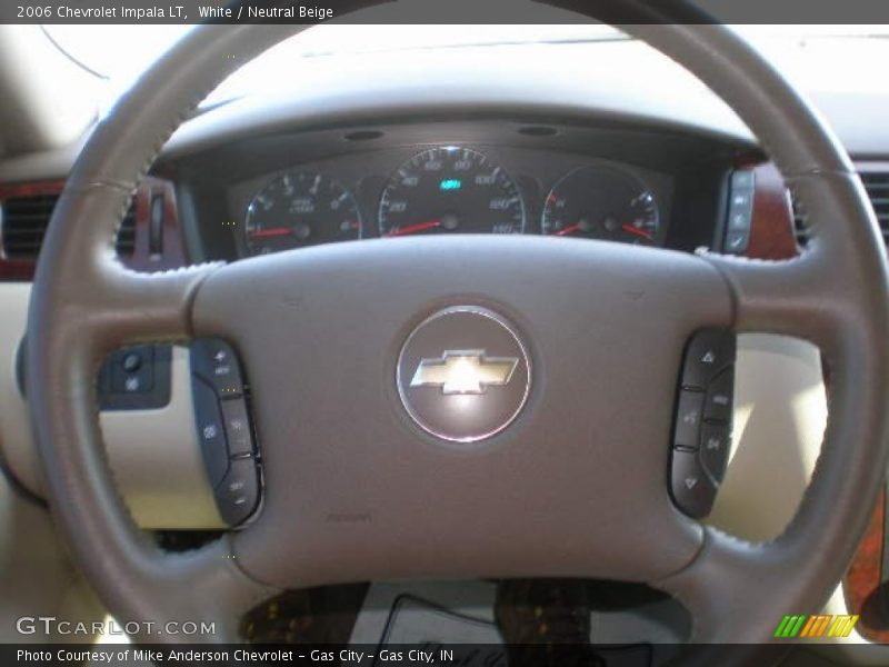 White / Neutral Beige 2006 Chevrolet Impala LT
