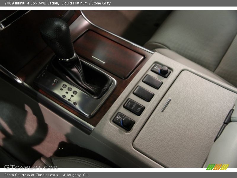 Liquid Platinum / Stone Gray 2009 Infiniti M 35x AWD Sedan