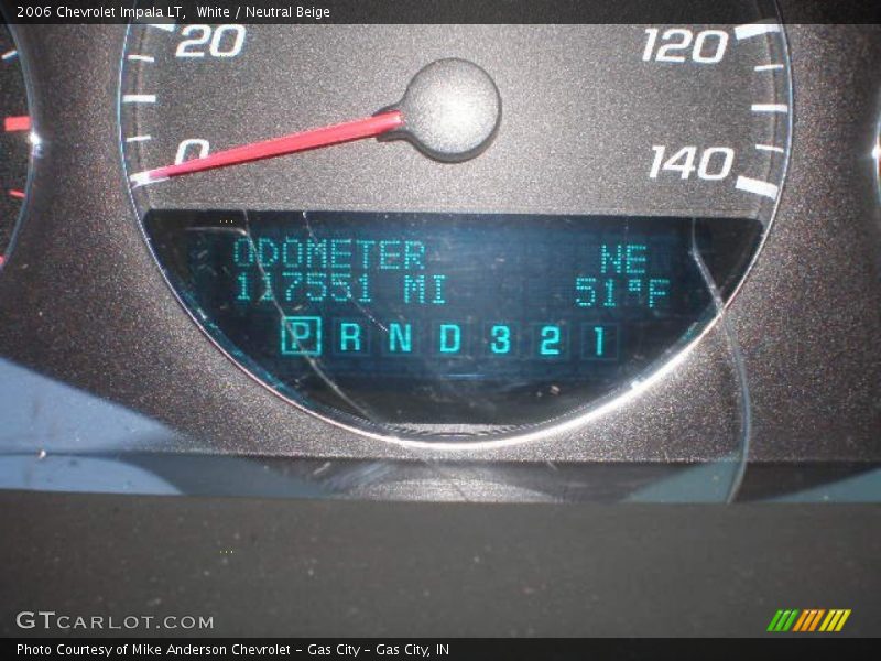 White / Neutral Beige 2006 Chevrolet Impala LT