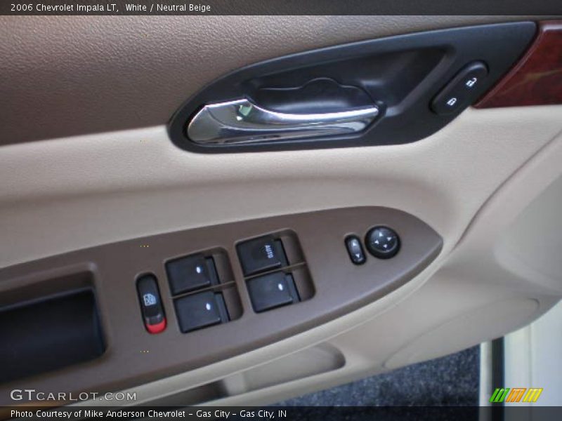 White / Neutral Beige 2006 Chevrolet Impala LT