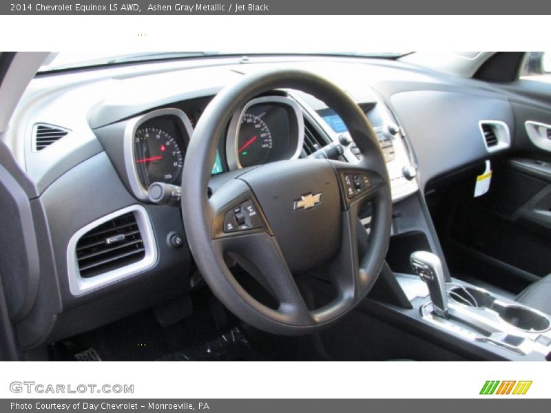 Ashen Gray Metallic / Jet Black 2014 Chevrolet Equinox LS AWD