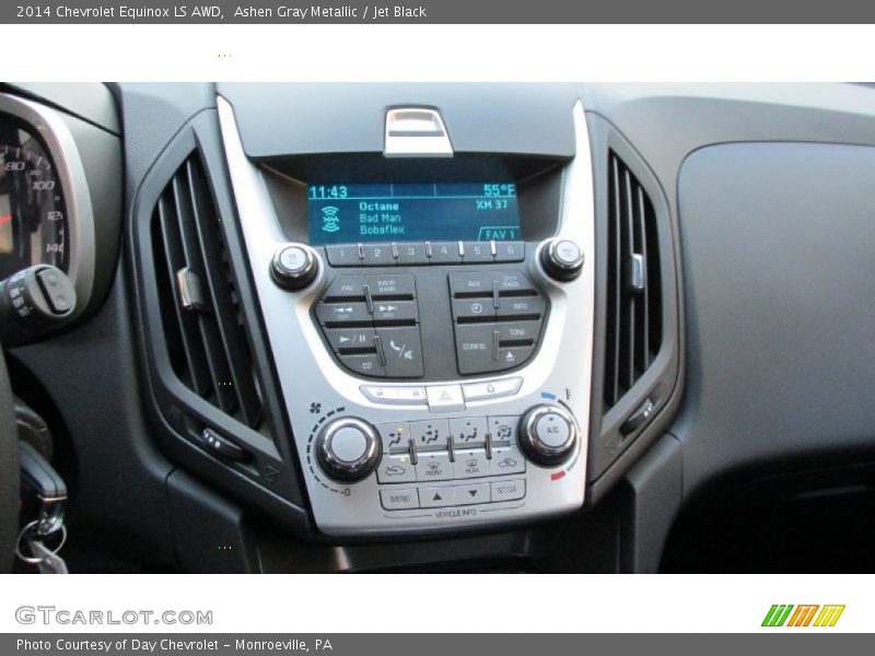 Ashen Gray Metallic / Jet Black 2014 Chevrolet Equinox LS AWD