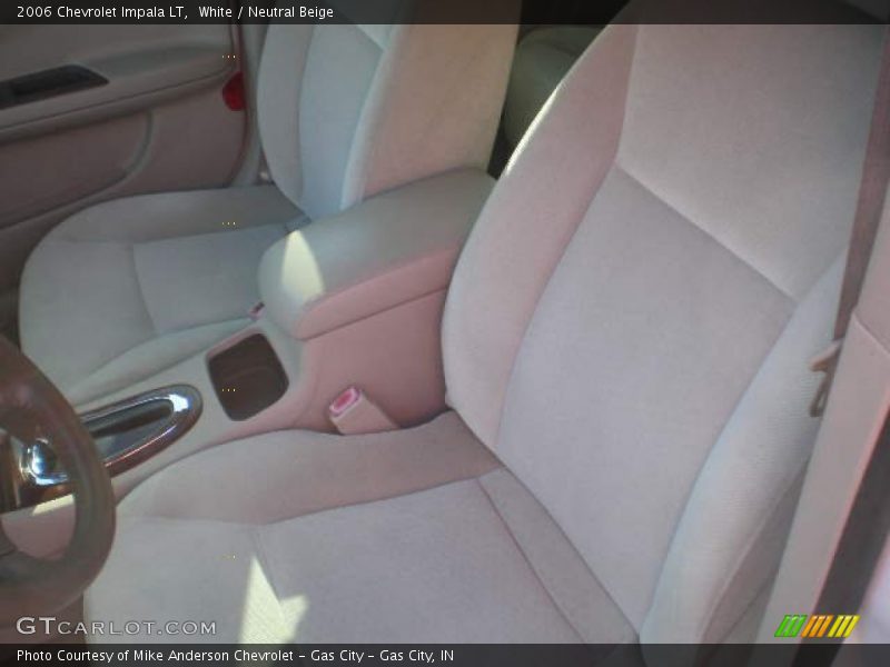 White / Neutral Beige 2006 Chevrolet Impala LT