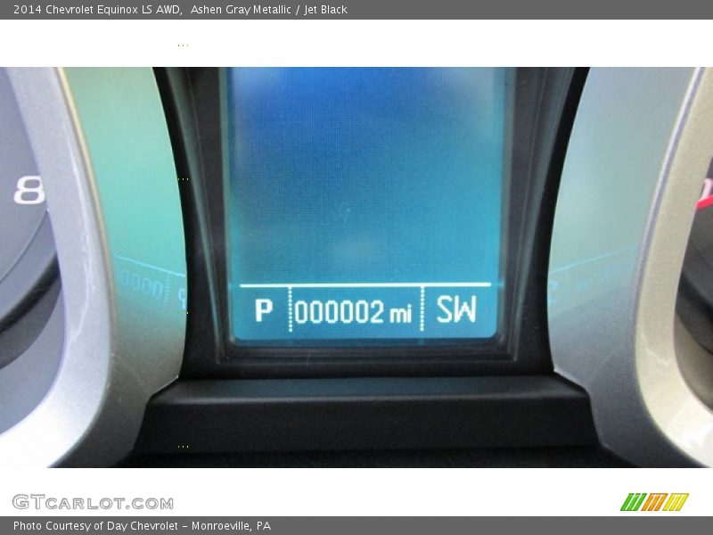 Ashen Gray Metallic / Jet Black 2014 Chevrolet Equinox LS AWD