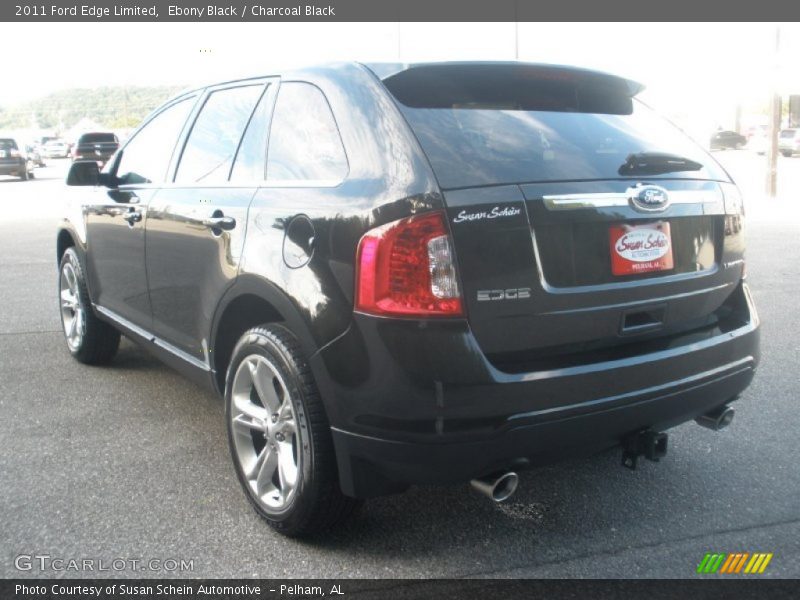 Ebony Black / Charcoal Black 2011 Ford Edge Limited