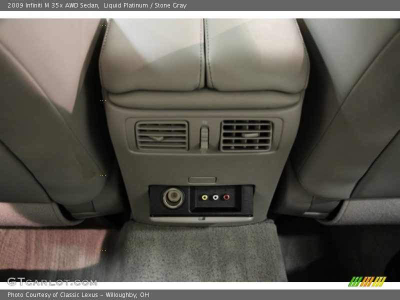 Liquid Platinum / Stone Gray 2009 Infiniti M 35x AWD Sedan