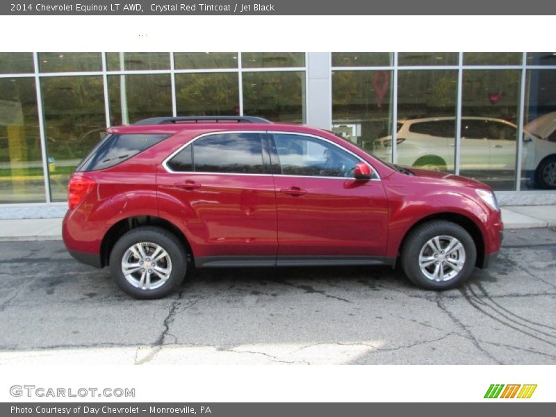 Crystal Red Tintcoat / Jet Black 2014 Chevrolet Equinox LT AWD