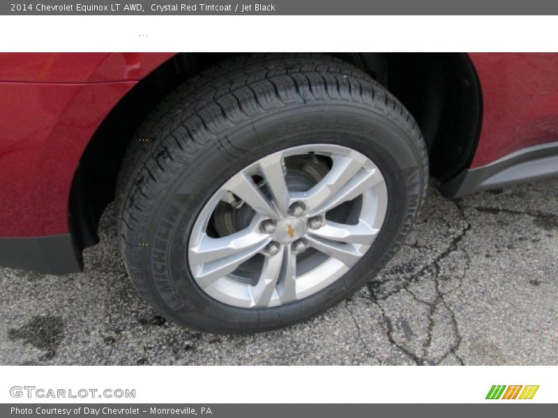 Crystal Red Tintcoat / Jet Black 2014 Chevrolet Equinox LT AWD