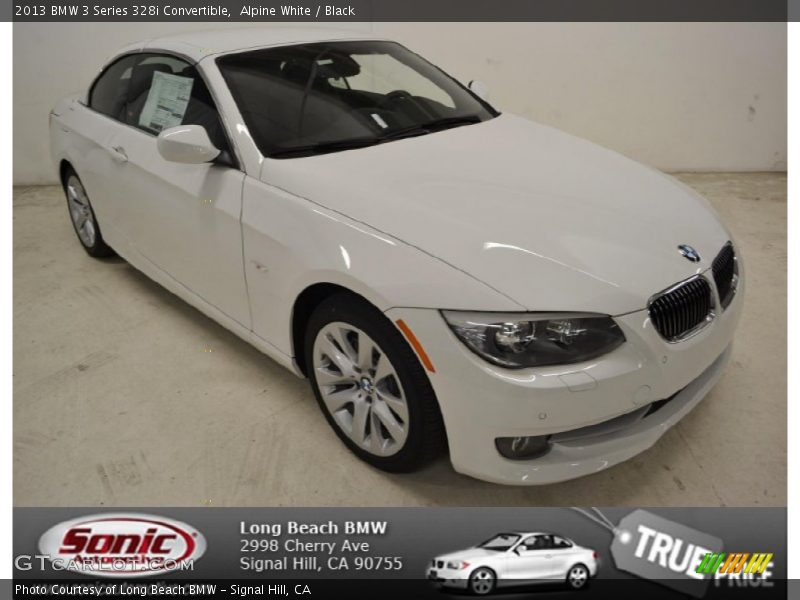 Alpine White / Black 2013 BMW 3 Series 328i Convertible