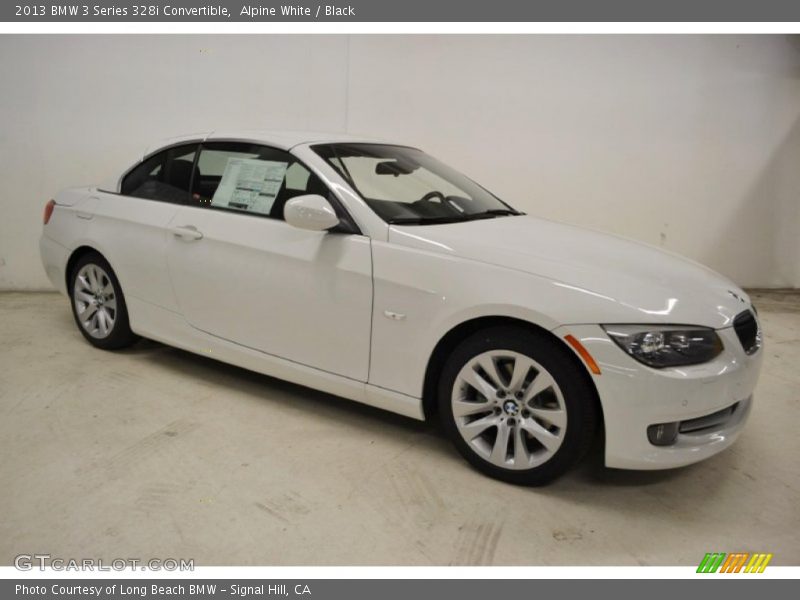 Alpine White / Black 2013 BMW 3 Series 328i Convertible