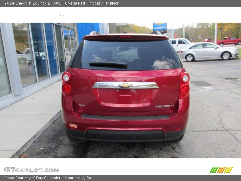 Crystal Red Tintcoat / Jet Black 2014 Chevrolet Equinox LT AWD