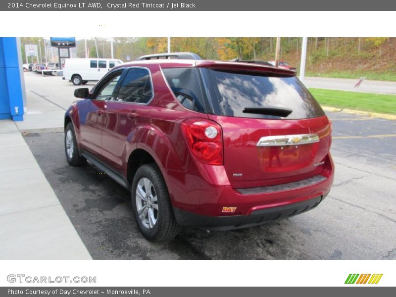 Crystal Red Tintcoat / Jet Black 2014 Chevrolet Equinox LT AWD