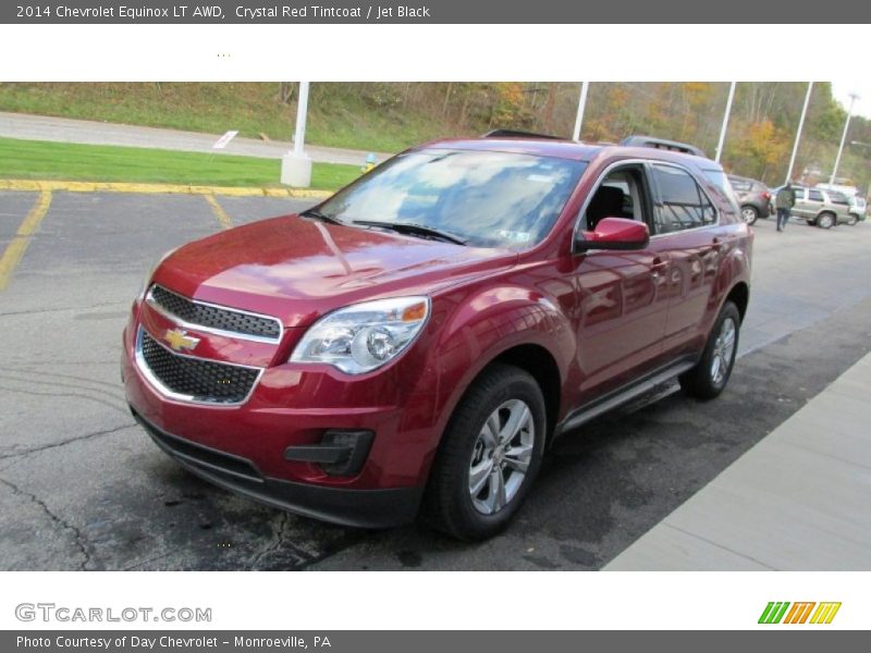 Crystal Red Tintcoat / Jet Black 2014 Chevrolet Equinox LT AWD