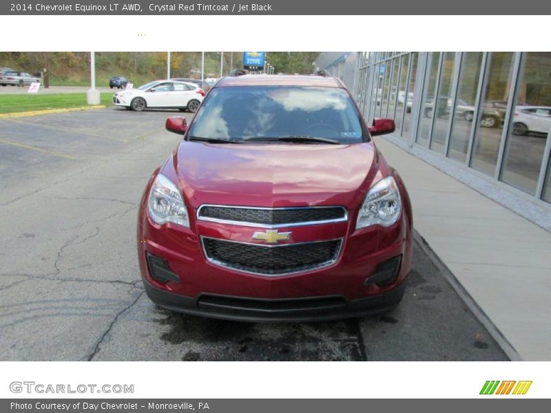 Crystal Red Tintcoat / Jet Black 2014 Chevrolet Equinox LT AWD