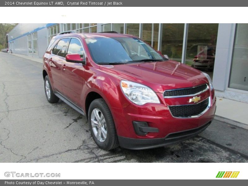 Crystal Red Tintcoat / Jet Black 2014 Chevrolet Equinox LT AWD