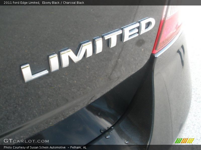 Ebony Black / Charcoal Black 2011 Ford Edge Limited
