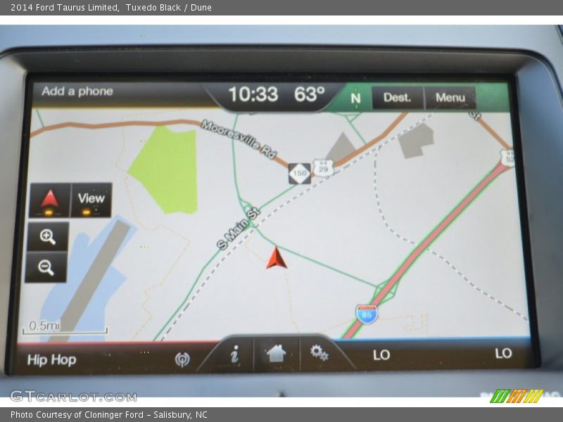 Navigation of 2014 Taurus Limited
