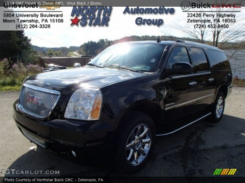 Onyx Black / Ebony 2014 GMC Yukon XL Denali AWD