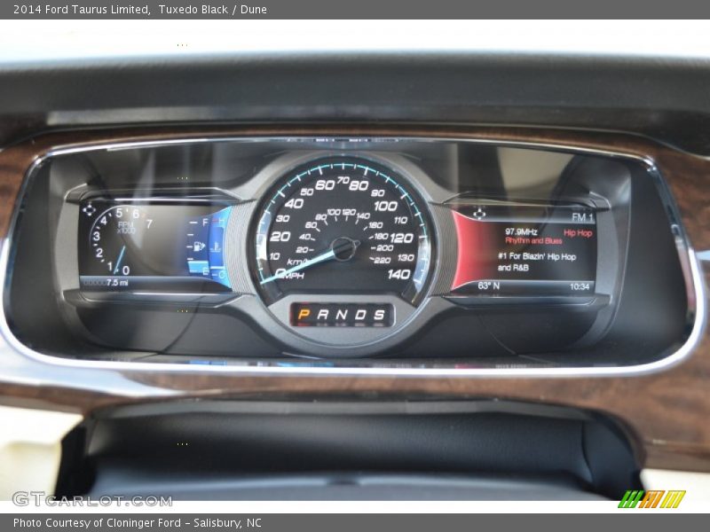  2014 Taurus Limited Limited Gauges