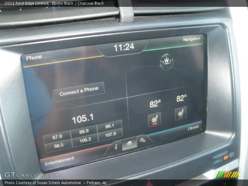 Ebony Black / Charcoal Black 2011 Ford Edge Limited