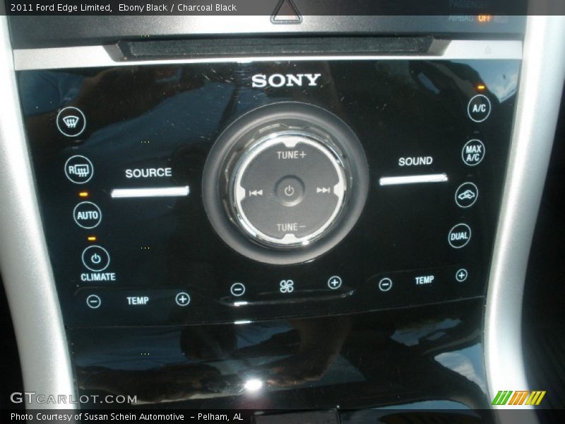 Ebony Black / Charcoal Black 2011 Ford Edge Limited