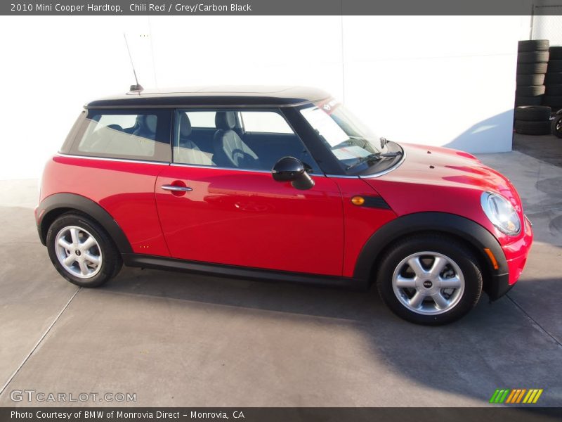 Chili Red / Grey/Carbon Black 2010 Mini Cooper Hardtop