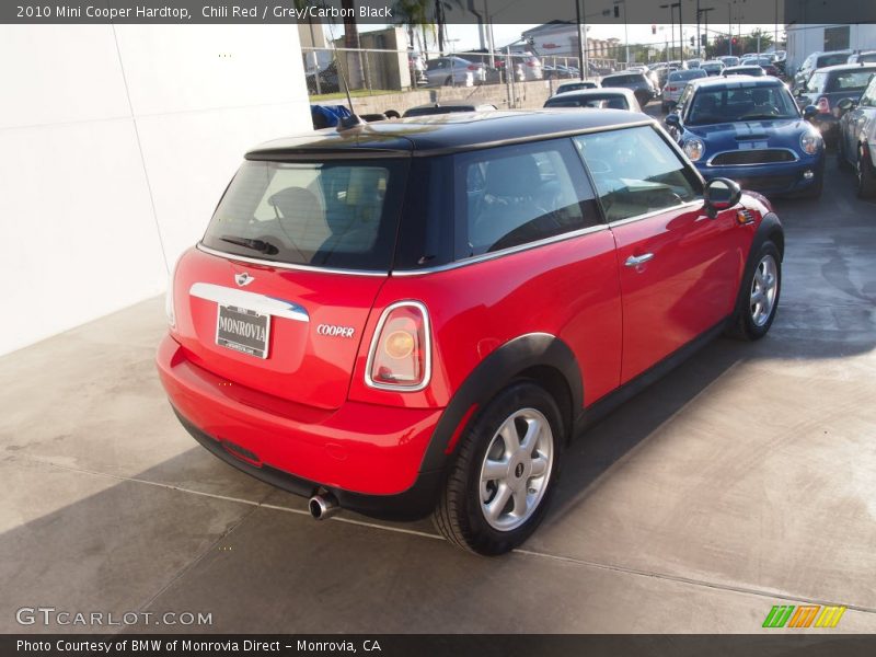 Chili Red / Grey/Carbon Black 2010 Mini Cooper Hardtop