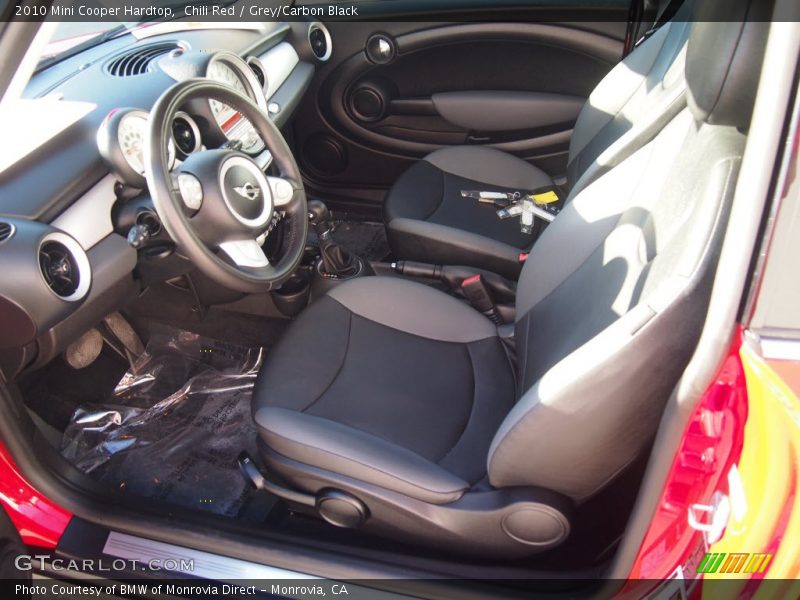 Chili Red / Grey/Carbon Black 2010 Mini Cooper Hardtop