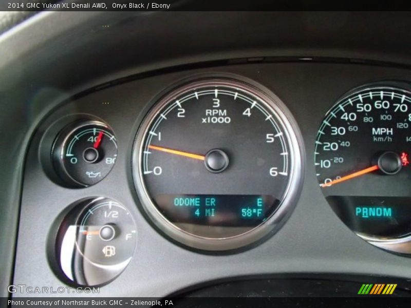 Onyx Black / Ebony 2014 GMC Yukon XL Denali AWD