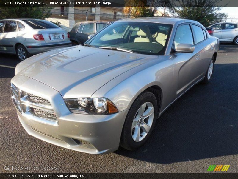 Billet Silver / Black/Light Frost Beige 2013 Dodge Charger SE