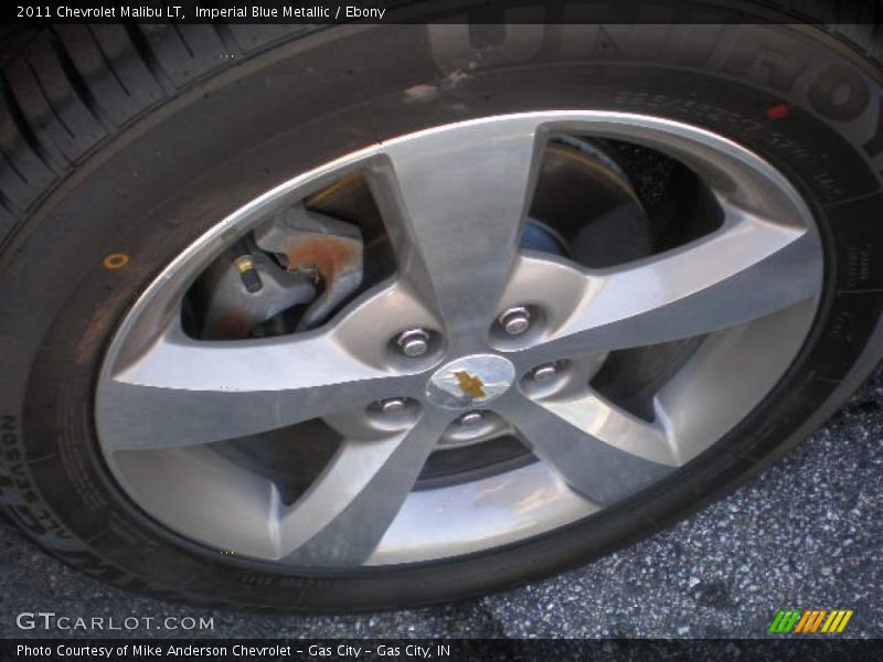 Imperial Blue Metallic / Ebony 2011 Chevrolet Malibu LT