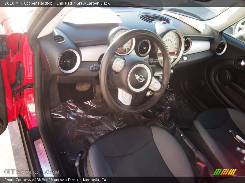 Chili Red / Grey/Carbon Black 2010 Mini Cooper Hardtop