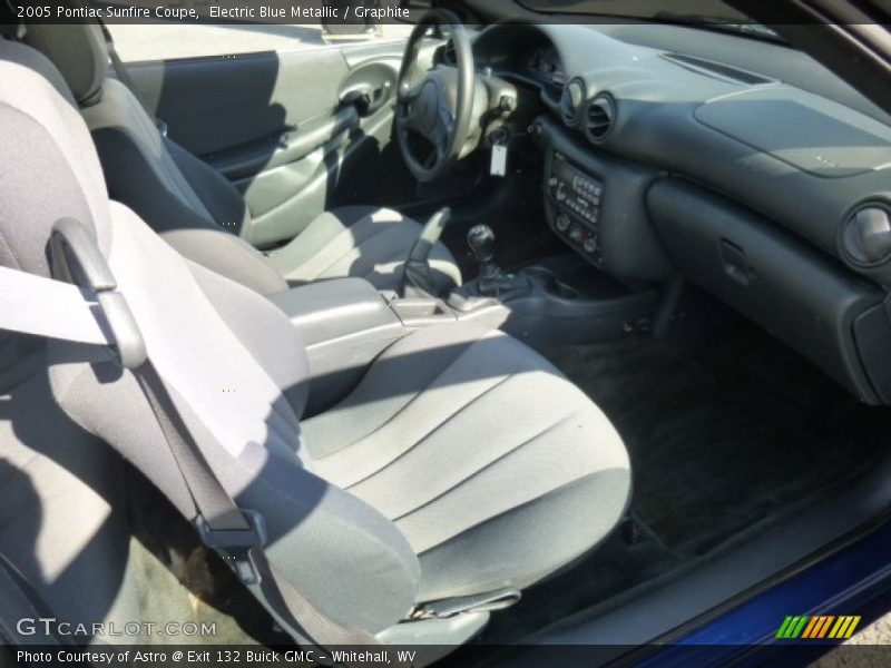 Electric Blue Metallic / Graphite 2005 Pontiac Sunfire Coupe