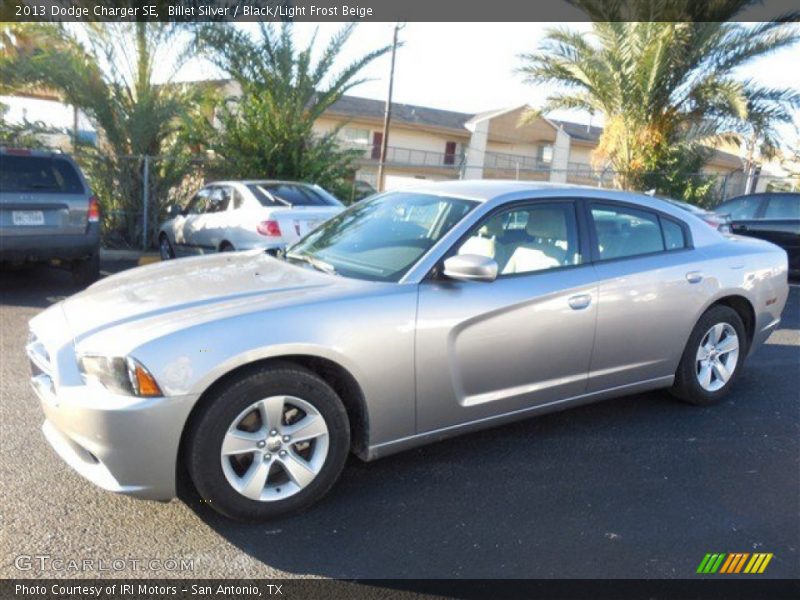 Billet Silver / Black/Light Frost Beige 2013 Dodge Charger SE
